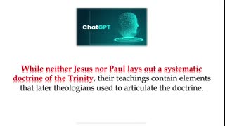 I discussed with ChatGPT regarding Trinity.