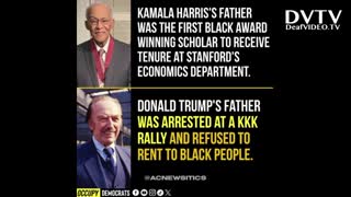 This says a lot. Harris’ Dad vs Trump’s Dad