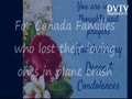 For Canada Families who lost their loving ones in plane crash