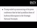 When a reporter asked Fauci at Sundayâ€™s news briefing about the drug, Trump interrupted him and prevented Fauci from answering.