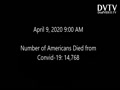 April 9, 2020 - Number of American Deaths