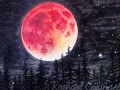 What does the Bible say about a red or Blood Moon?