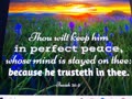 No one perfect and His love is perfected in us!