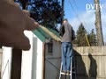 Large tree branch crushed into the chicken shed