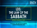 LDS: THE LAW OF THE SABBATH