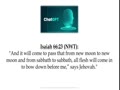 I discussed with ChatGPT about Isaiah 66:23.