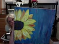 Sunflower painting