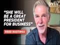 Reed Hastings “President Kamala Harris will be much better for American business than the alternative.”