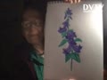 Paint Art Purple Flowers picture